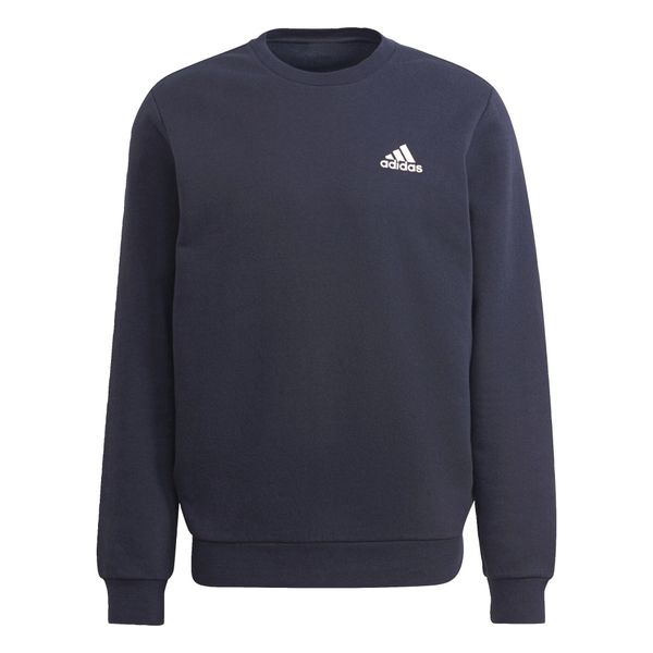 Essentials Fleece Sweatshirt. Czarne bluzy męskie Adidas, s, bez wzorów, bez kaptura. Za 170.20 zł.