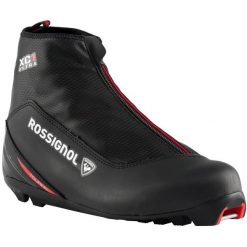 Buty do nart biegowych dla dorosłych ROSSIGNOL X-1 Ultra styl klasyczny. Czarne buty sportowe męskie Rossignol, bez zapięcia, narciarskie. Za 379.99 zł.