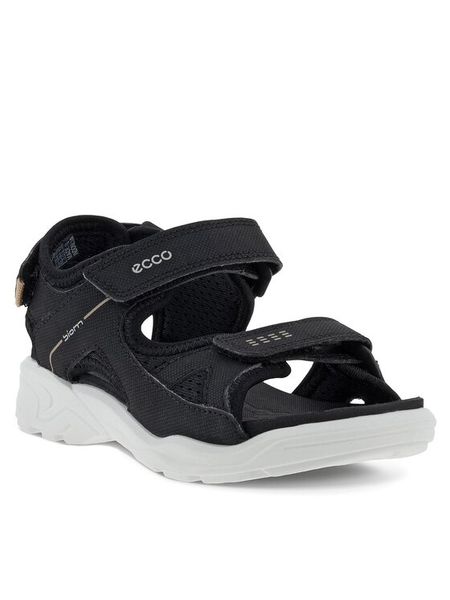 ECCO Sandały Biom Raft 70060251052 Czarny. Czarne sandały chłopięce ecco, z materiału, bez zapięcia. Za 230.99 zł.