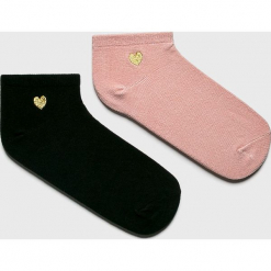 Fulloff - Skarpetki (2-pack). Szare skarpety damskie Fulloff, z bawełny. Za 24.90 zł.