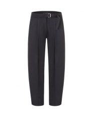 Cambio Damskie spodnie plisowane z zawartością wełny - Elaine Kobiety niebieski w paski, 38. Niebieskie spodnie sportowe damskie Cambio, bez wzorów, z syntetyku. Za 949.95 zł.