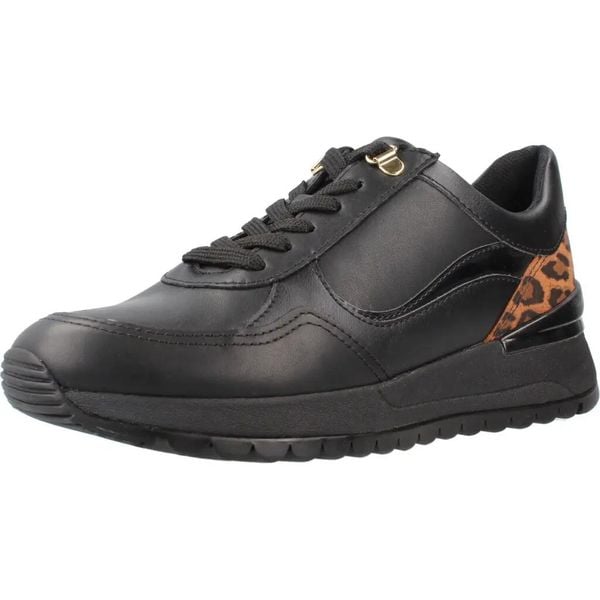 Buty GEOX D5600A 08502 Czarny. Czarne obuwie sportowe damskie Geox, bez wzorów, z materiału, na fitness i siłownię. Za 449.99 zł.