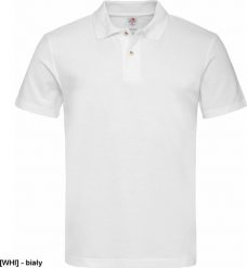 Stedman SST3000 - Polo męskie ST3000 - biały M. Białe koszulki polo męskie Stedman, m, bez wzorów, bez ramiączek. Za 52.02 zł.