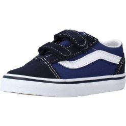 Buty Chłopak Vans Old Skool niebieski. Niebieskie buty sportowe chłopięce Vans, bez wzorów, bez zapięcia, Vans Old Skool. Za 212.85 zł.