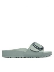 Birkenstock Klapki Gizeh 1031422 Zielony. Zielone klapki damskie Birkenstock, bez wzorów, z syntetyku, bez obcasa. Za 229.99 zł.