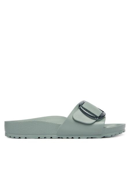 Birkenstock Klapki Gizeh 1031422 Zielony. Zielone klapki damskie Birkenstock, bez wzorów, z syntetyku, bez obcasa. Za 249.99 zł.
