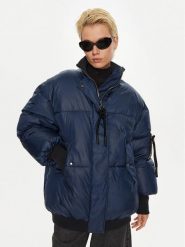 DAY BIRGER ÉT MIKKELSEN Kurtka bomber Raymond DAY65243402 Granatowy Oversize. Niebieskie kurtki damskie DAY Birger et Mikkelsen, bez wzorów, z syntetyku, bez kaptura. Za 899.99 zł.