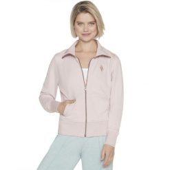 Bluza sportowa damska Skechers W3JA262LPK. Czerwone bluzy sportowe damskie Skechers, l, bez wzorów, bez kaptura. Za 199.99 zł.