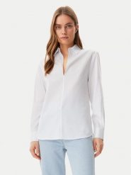 Calvin Klein Koszula K20K208378 Biały Regular Fit. Białe bluzki damskie Calvin Klein, bez wzorów, z bawełny, bez kołnierzyka, bez ramiączek. Za 299.99 zł.