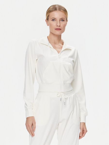 Guess Bluza V3BQ22 KBXI2 Écru Regular Fit. Bluzy damskie Guess, xl, z aplikacjami, z syntetyku, bez kaptura. Za 189.99 zł.