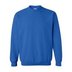 Bluza Rozpinana Z Grubej Mieszanki Dla Dorosłych Unisex. Niebieskie bluzy męskie Gildan, l, bez wzorów, bez kaptura. Za 63.99 zł.