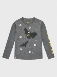 LEGO Bluzka 12010684 Szary Regular Fit. Szare t-shirty dla chłopców LEGO, bez wzorów, z syntetyku, bez ramiączek. Za 59.99 zł.