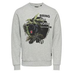 ONLY&SONS Męska sweter Pedley Crew Sweat LightGrey Melange (rozmiar S). Swetry przez głowę męskie Only&Sons, m, bez wzorów, bez kołnierzyka. W wyprzedaży za 91.00 zł.