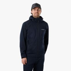 Kurtka outdoor hiking męska Swedemount On Course Jacket II szybkoschnąca. Niebieskie buty sportowe męskie SWEDEMOUNT, m, bez wzorów, z tkaniny, na golfa. Za 449.99 zł.