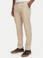 Beverly Hills Polo Club Chinosy P-SS26M -T450311 Beżowy Regular Fit. Brązowe eleganckie spodnie męskie Beverly Hills Polo Club, m, bez wzorów, z bawełny. Za 194.99 zł.