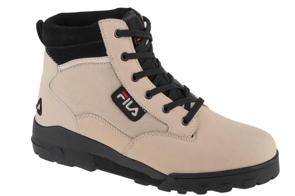 Trapery męskie, Fila Grunge II BL Mid. Szare śniegowce i trapery męskie Fila, z materiału, sportowe, bez zapięcia. Za 399.00 zł.