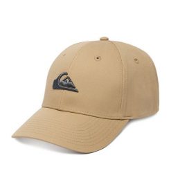 Czapka z daszkiem Quiksilver. Brązowe czapki i kapelusze damskie Quiksilver, bez wzorów. Za 79.99 zł.
