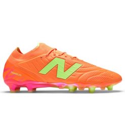 Korki męskie New Balance TEKELA ELITE FG V5 ST1FLTE5 – pomarańczowe. Brązowe buty sportowe męskie New Balance, z włókna, bez zapięcia, do piłki nożnej. Za 1,049.99 zł.