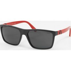 Polo Ralph Lauren - Okulary PH4133. Czarne okulary przeciwsłoneczne męskie Polo Ralph Lauren, prostokątne. W wyprzedaży za 399.90 zł.