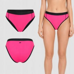 DÓŁ OD BIKINI 4F MAJTKI KĄPIELOWE DAMSKIE NA BASEN NA PLAŻĘ XXL F087 SS26. Czerwone bikini damskie 4f, xl, bez wzorów. Za 40.87 zł.