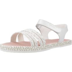 Sandały PABLOSKY 437008P Biały. Białe sandały damskie Pablosky, bez wzorów, z materiału, bez obcasa, bez zapięcia. Za 212.99 zł.