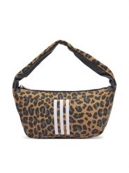Adidas Torebka Leopard Small JX3198 Brązowy. Brązowe torebki do ręki damskie Adidas, bez wzorów, z materiału, bez dodatków. Za 159.99 zł.