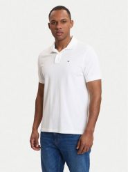 Tommy Jeans Polo DM0DM22711 Biały Regular Fit. Białe koszulki polo męskie Tommy Jeans, m, bez wzorów, z bawełny, bez ramiączek. Za 289.99 zł.