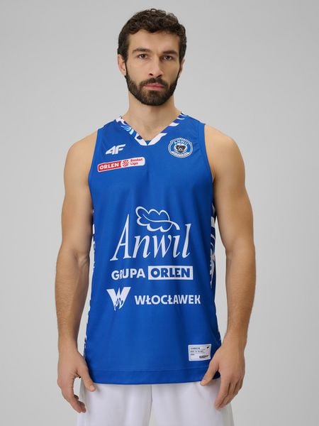 4F Koszulka meczowa replika wyjazdowa z sezonu 2025/26 męska 4F x Anwil Włocławek - niebieska XXL. Niebieskie t-shirty męskie 4f, m, bez wzorów, z materiału, bez kołnierzyka. Za 219.99 zł.