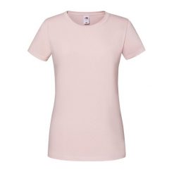 Koszulka Damska Iconic 190. Czerwone koszulki sportowe damskie Fruit of the Loom, m, bez wzorów, sportowe, bez kołnierzyka. Za 42.99 zł.