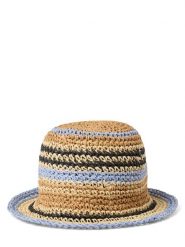 Marie Lund kapelusz typu cloche Kobiety papier brązowy|wielokolorowy, ONE SIZE. Brązowe czapki i kapelusze damskie Marie Lund, bez wzorów. Za 129.95 zł.