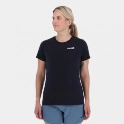 Koszulka bawełniana damska Inov-8 Graphic T-Shirt Mont Blanc. Szare koszulki sportowe damskie Inov-8, bez wzorów, z bawełny, bez kołnierzyka, bez ramiączek. Za 98.99 zł.