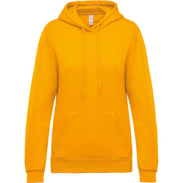 Damska bluza z kapturem Kariban. Niebieskie bluzy damskie KARIBAN, l, bez wzorów, z bawełny, z kapturem. Za 124.50 zł.