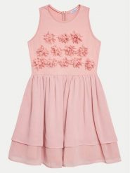 Mayoral Sukienka codzienna 06968 Różowy Regular Fit. Czerwone sukienki dla dziewczynek Mayoral, bez wzorów, z syntetyku, bez ramiączek. Za 139.99 zł.