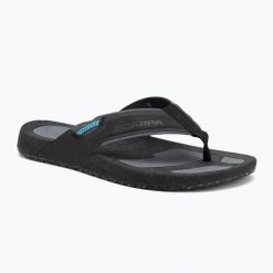 Japonki SCARPA Tegu. Czarne klapki damskie Scarpa, bez wzorów, bez obcasa. Za 239.99 zł.