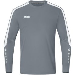 Koszulka bramkarska Jako Power. Szare koszulki sportowe męskie Jako, m, bez wzorów, z materiału, bez kołnierzyka, bez ramiączek, do piłki nożnej. Za 221.50 zł.