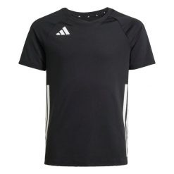 Koszulka dziewczęca adidas Hilo. Czarne bluzki dla dziewczynek Adidas, bez wzorów, bez kołnierzyka, bez ramiączek. Za 224.00 zł.
