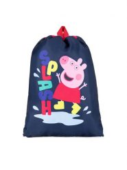Peppa Pig Worek ACCCS-AW24-108PP Granatowy. Niebieskie torby i plecaki dziecięce Peppa Pig, z materiału. Za 39.99 zł.