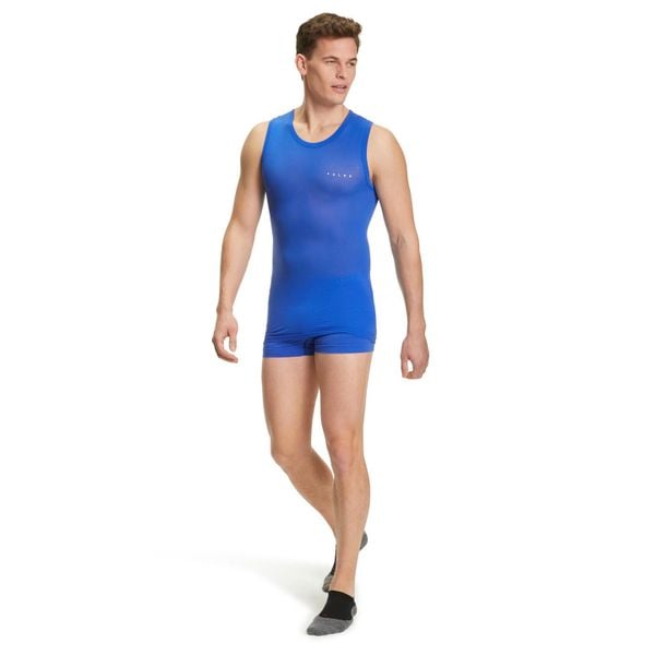 Bokserki Falke Ultralight Cool. Niebieskie bokserki męskie Falke, s, bez wzorów, z dzianiny. Za 244.50 zł.