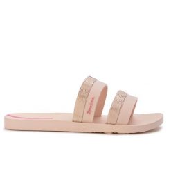 Klapki damskie Ipanama 83649 MESH SLIDE FEM. Czerwone klapki damskie Ipanema, bez wzorów, z materiału, wakacyjne, bez obcasa. Za 69.00 zł.