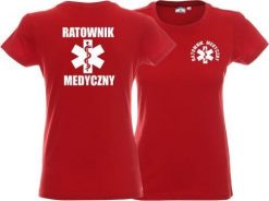 LPP - Promostars Koszulka damska RATOWNIK MEDYCZNY czerwona. Czerwone t-shirty damskie LPP - Promostars, bez wzorów, bez kołnierzyka. Za 73.99 zł.