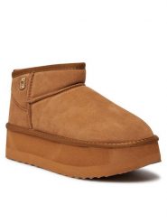 Liu Jo Śniegowce Jane 01 SA4051 PX002 Brązowy. Brązowe kozaki damskie Liu Jo, ze skóry. Za 629.99 zł.