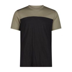 Koszulka CMP. Czarne koszulki sportowe męskie CMP, s, bez wzorów, z materiału, bez kołnierzyka, bez ramiączek. Za 238.00 zł.