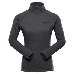 Bluza damska sportowa szybkoschnąca Alpine Pro Dozera 2. Szare bluzy damskie Alpine Pro, na zimę, xl, bez wzorów, z hardshellu, bez kaptura. Za 209.00 zł.
