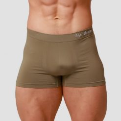 Bokserki męskie bezszwowe slim Seamless 2Pack. Bokserki męskie GYMBEAM, m, bez wzorów, z materiału. Za 59.90 zł.