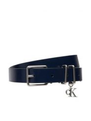 Calvin Klein Pasek Damski LV04F7086G Granatowy. Niebieskie paski damskie Calvin Klein, bez wzorów, ze skóry. Za 269.99 zł.