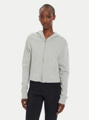 Calvin Klein Underwear Bluza 000QS7270E Szary Regular Fit. Szare bluzy damskie Calvin Klein Underwear, xs, bez wzorów, z bawełny, bez kaptura. Za 279.99 zł.