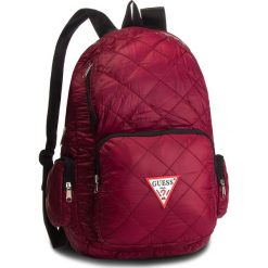 Plecak GUESS - HM6526 NYL84 BOR. Czerwone plecaki damskie Guess, z aplikacjami, z materiału, sportowe. Za 279.00 zł.