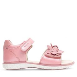 Sandały Lasocki Kids. Czerwone sandały dziewczęce Lasocki Kids, bez zapięcia. Za 129.99 zł.