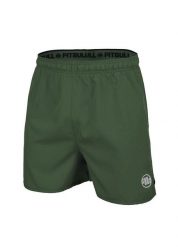 Spodenki sportowe treningowe męskie Pitbull West Coast Performance Small Logo. Zielone krótkie spodenki sportowe męskie PITBULL, m, bez wzorów, z materiału. Za 149.00 zł.