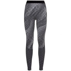 Spodnie termoaktywne damskie Odlo Blackcomb Eco, leggins. Szare spodnie materiałowe damskie Odlo, na zimę, xl, bez wzorów, sportowe, narciarskie. W wyprzedaży za 280.60 zł.